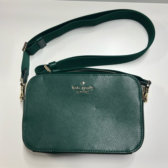 kate spade Handbags - Kate Spade Madison Mini Camera Bag - Green